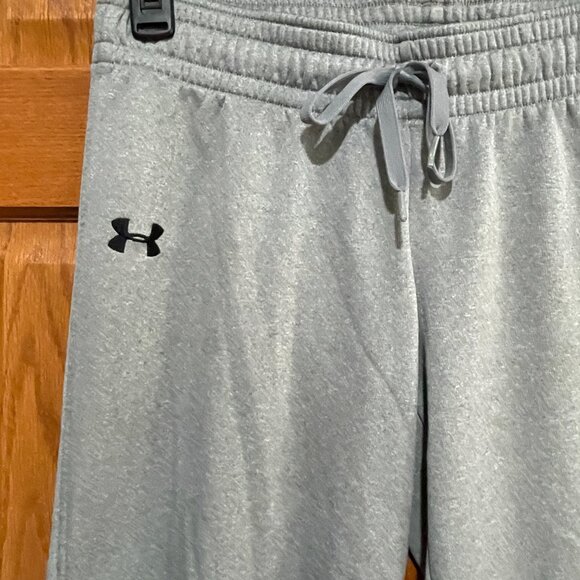 UNDER ARMOUR Semi-Fitted Women’s M Gray Wide Leg Athletic Sweatpants Pants - Picture 6 of 6